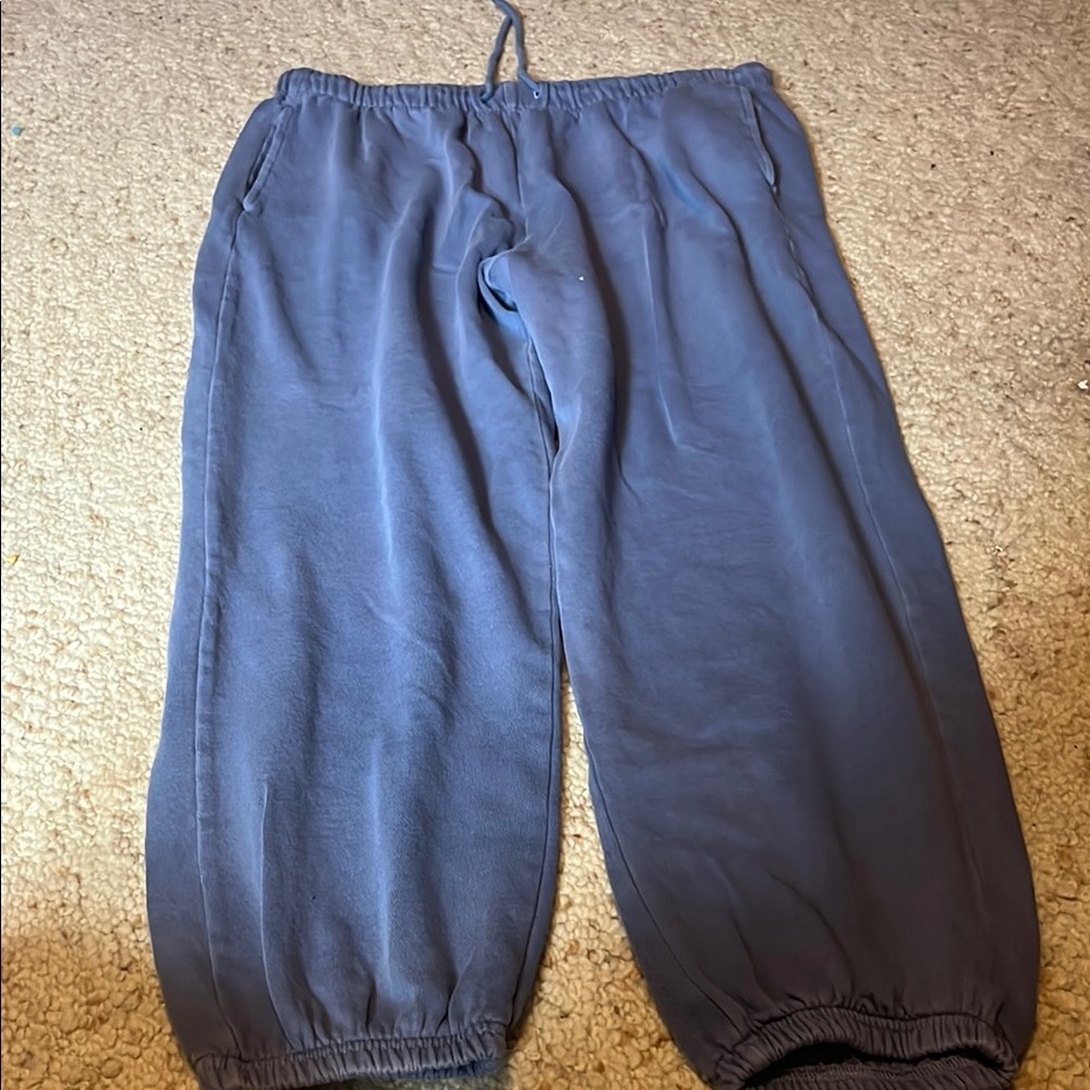 Old Navy Blue Joggers Elastic Waistband Relaxed Fit